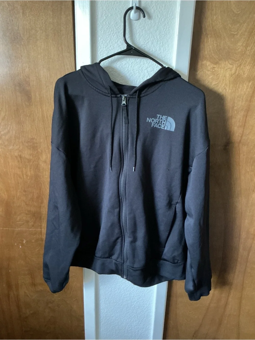 Men’s The North Face Full Zip Hooded Sweatshirt Black Size Medium